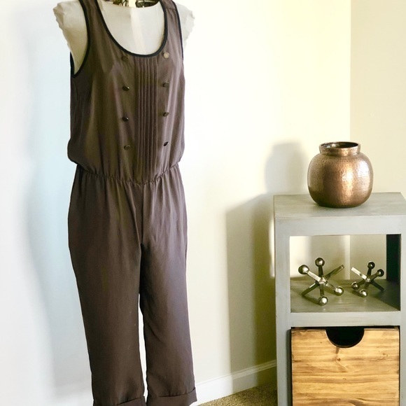 Apostrophe | Romp Around Brown Long Romper - Picture 2 of 11